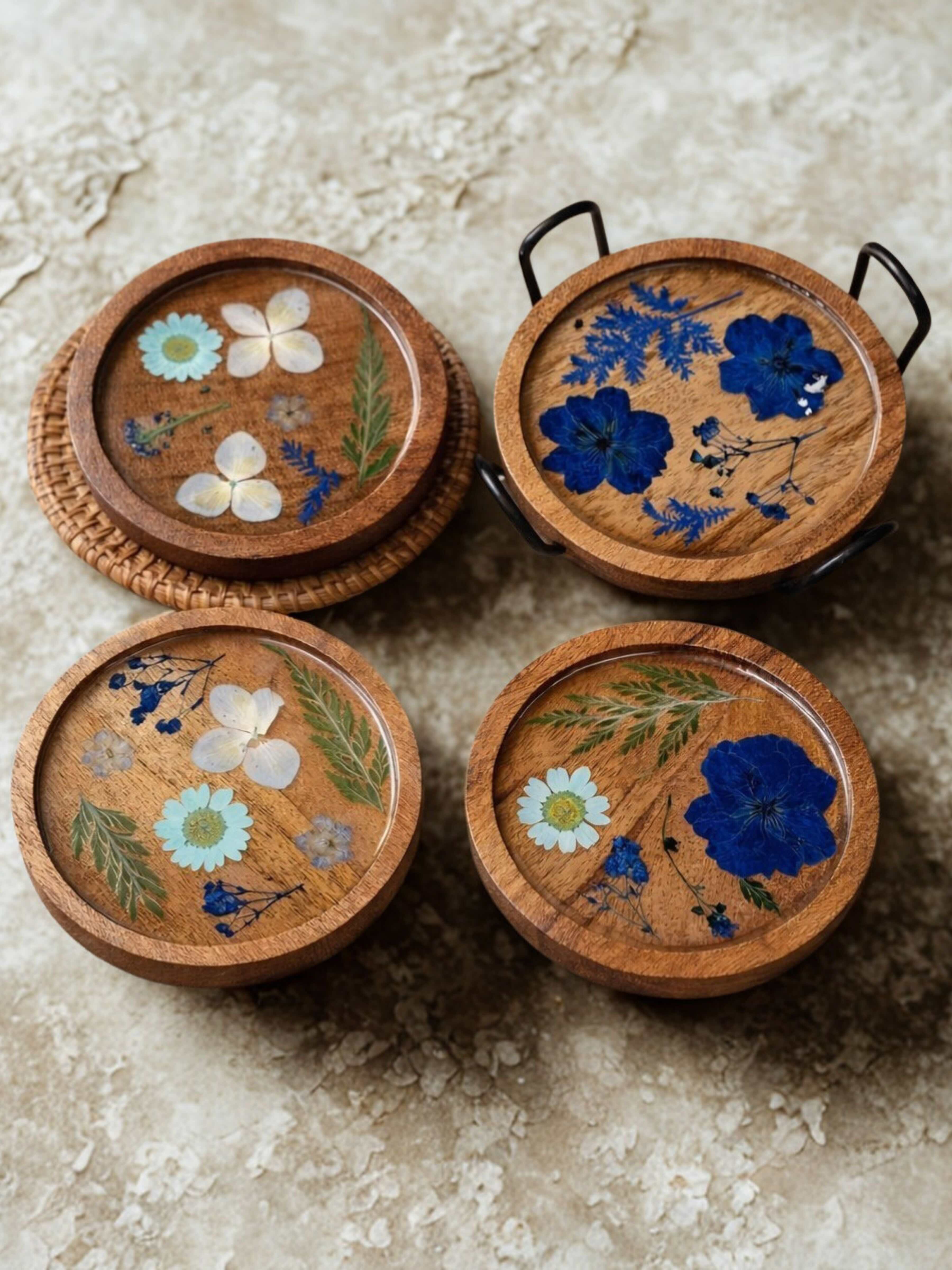 Pressed Flower Coasters | Kit